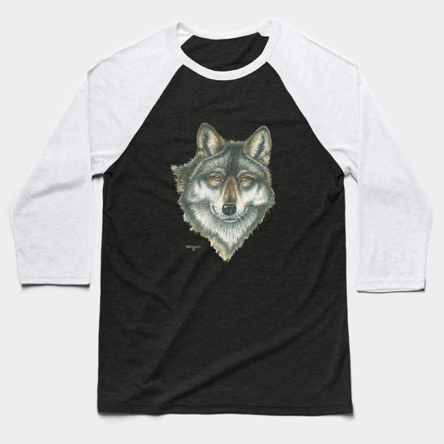 Alpha Baseball T-Shirt by Dave Bartholet Wildlife Art